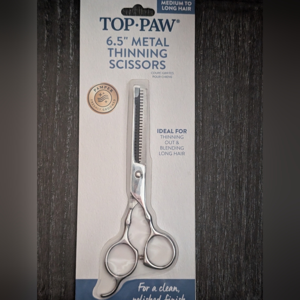 Top paw metal thinning shears